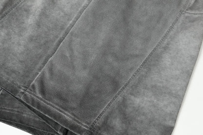 Washed Wax Dye Damage Short Sleeve T-Shirt WN23054