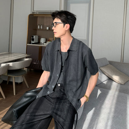 Cotton Short Sleeve Knit Shirt WN20475