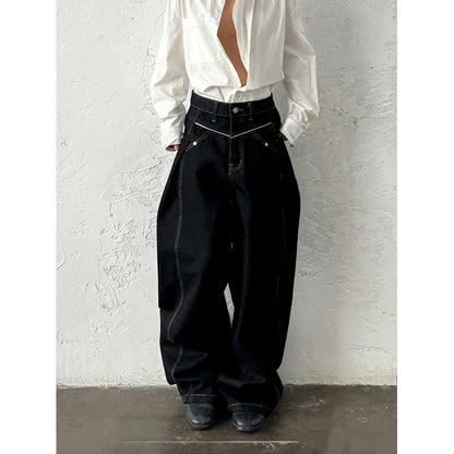 Wide Leg Denim Jeans WN19943