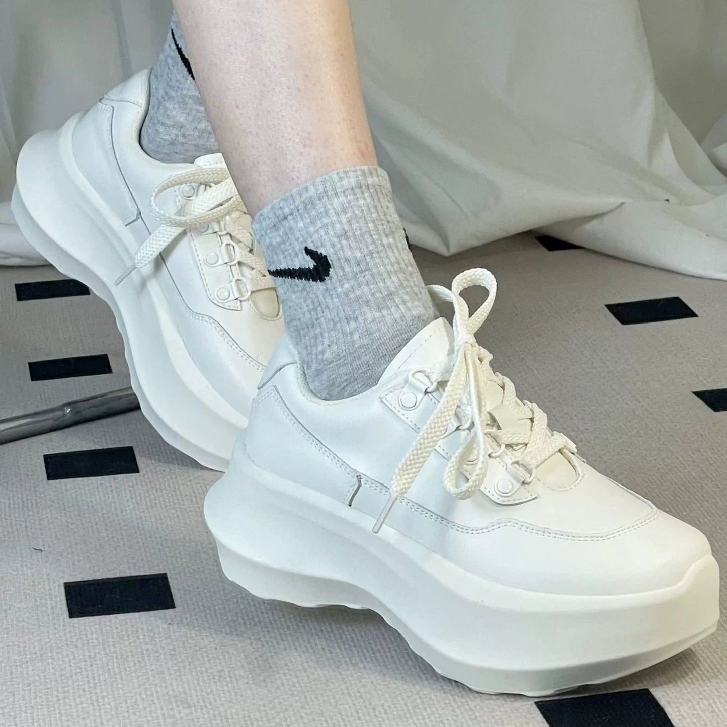 Chunky Sole Platform Derby Dad Sneakers WN20772