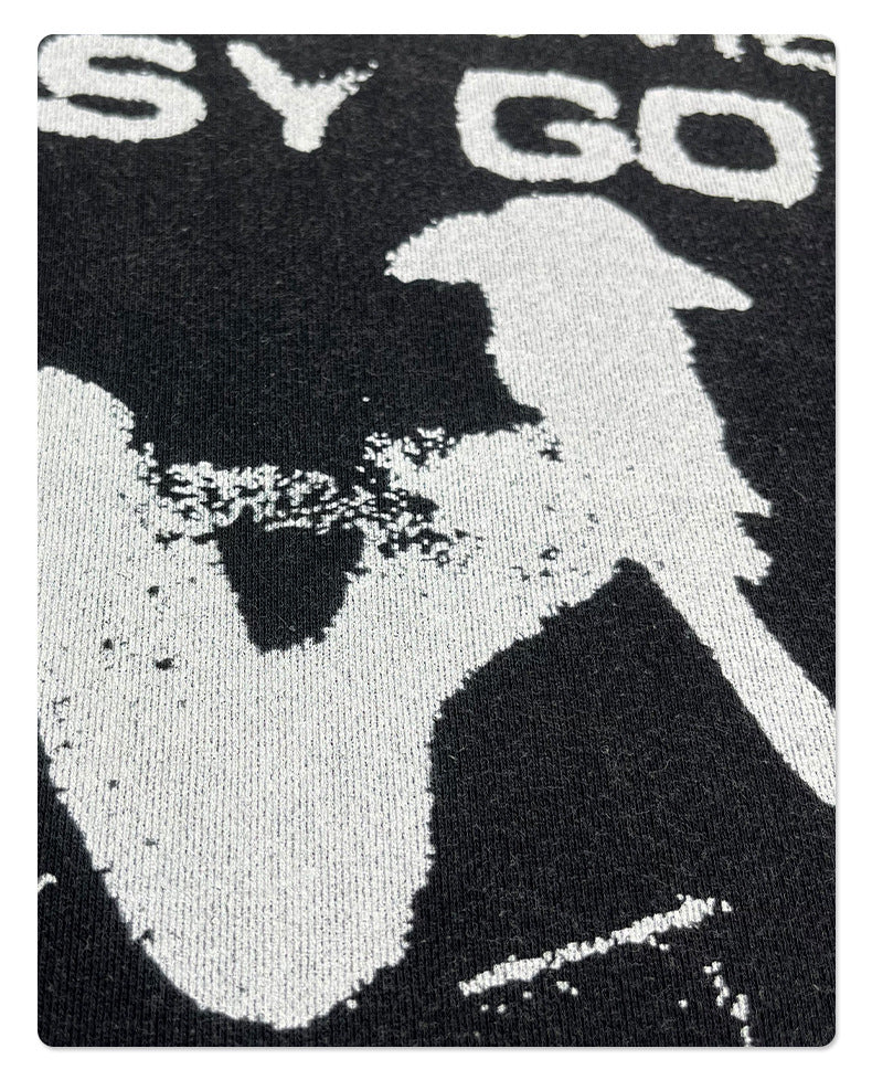 Oversize Print Hoodie WN7794