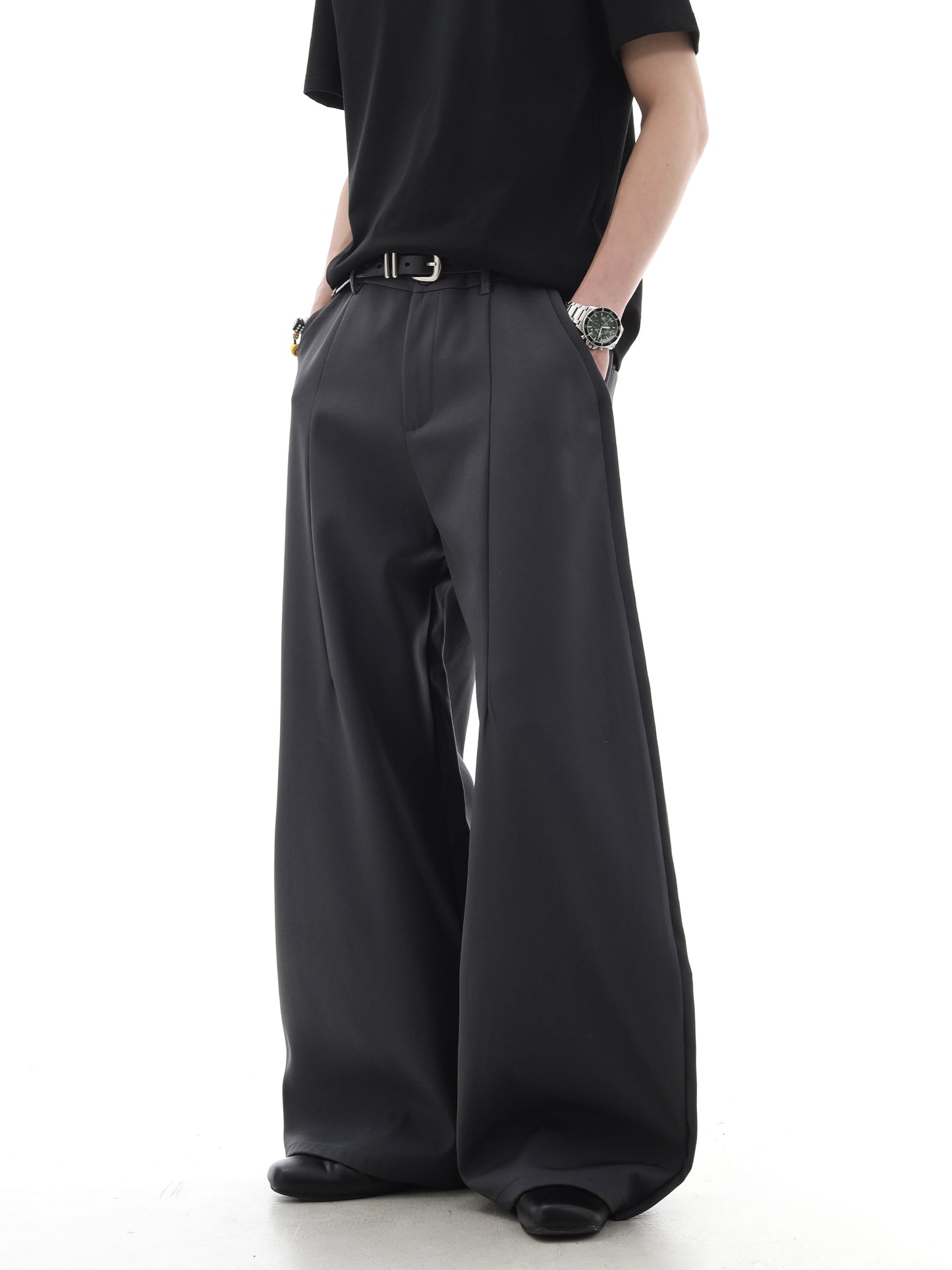 Drape Wide-Leg Trousers WN15736