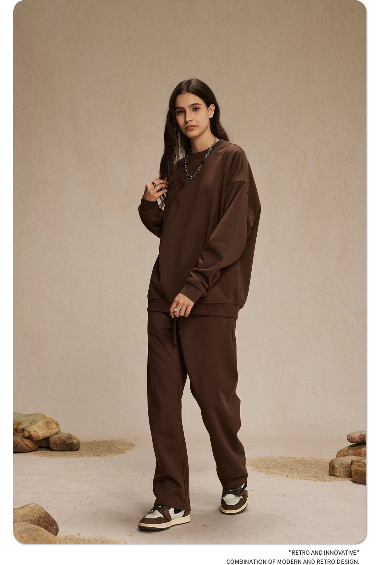 Oversize Crewneck Sweatshirt WN9972