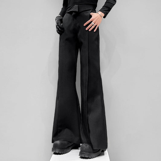 Deconstruction Pleats Flare Trousers WN23893