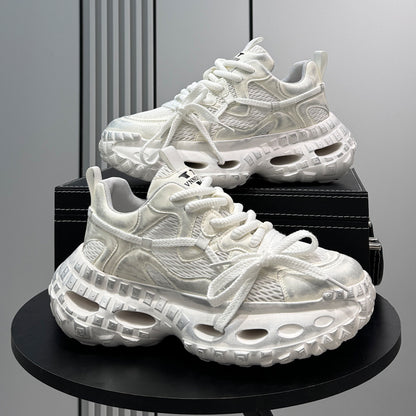 Mesh Rope Platform Height-Increasing Dad Sneakers WN24763