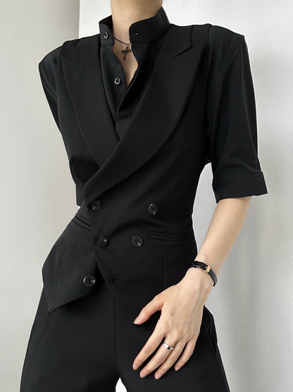 Notched Lapel Vest WN19643