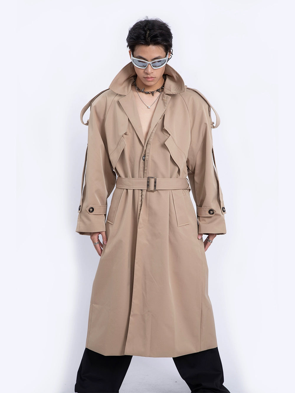 Oversize Shoulder Pad Coat WN9352