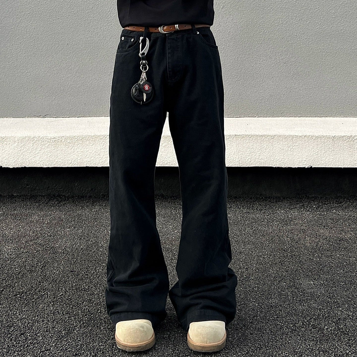 Curved Flare Denim Jeans WN21452