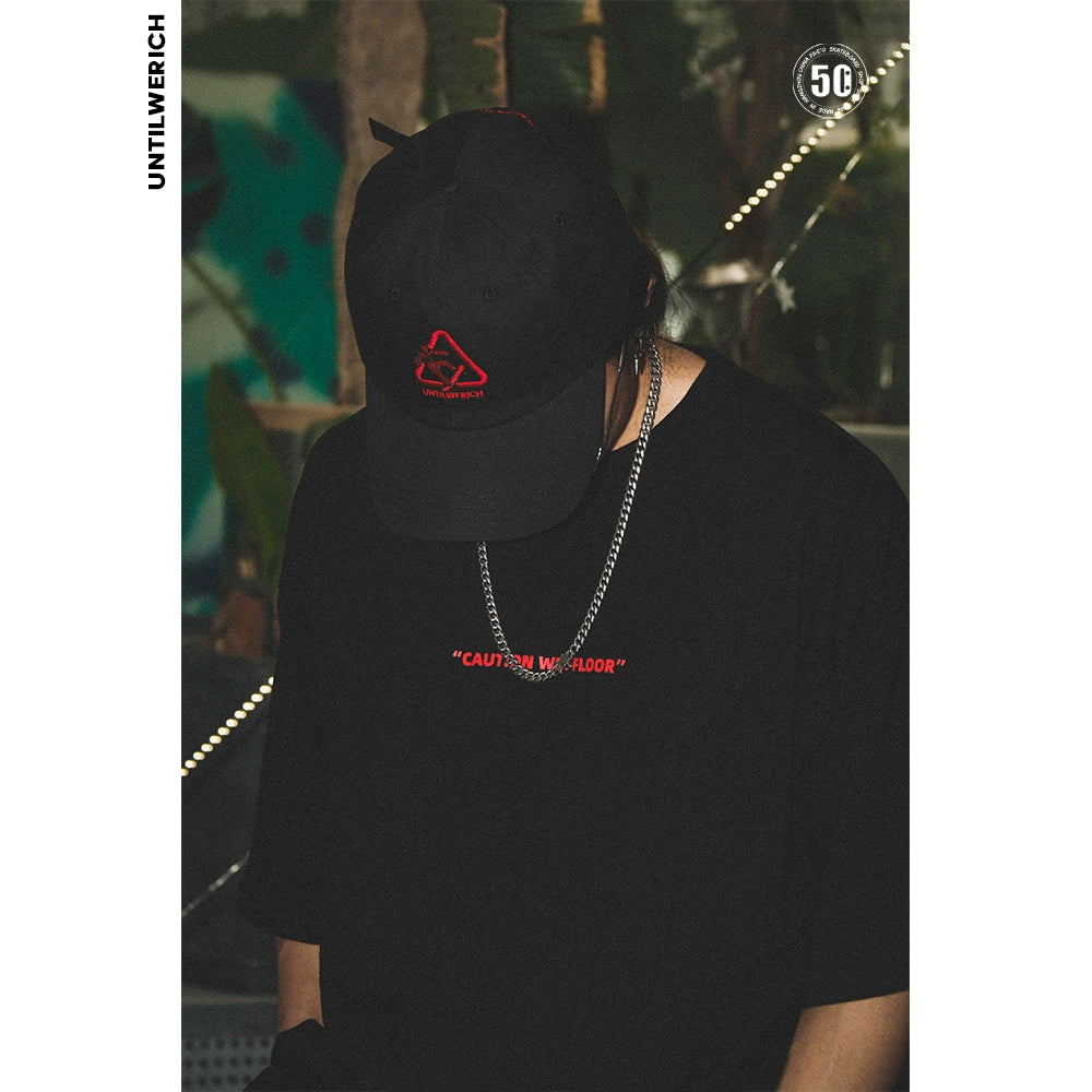 Graphic Embroidery Adjustable Hat WN17783