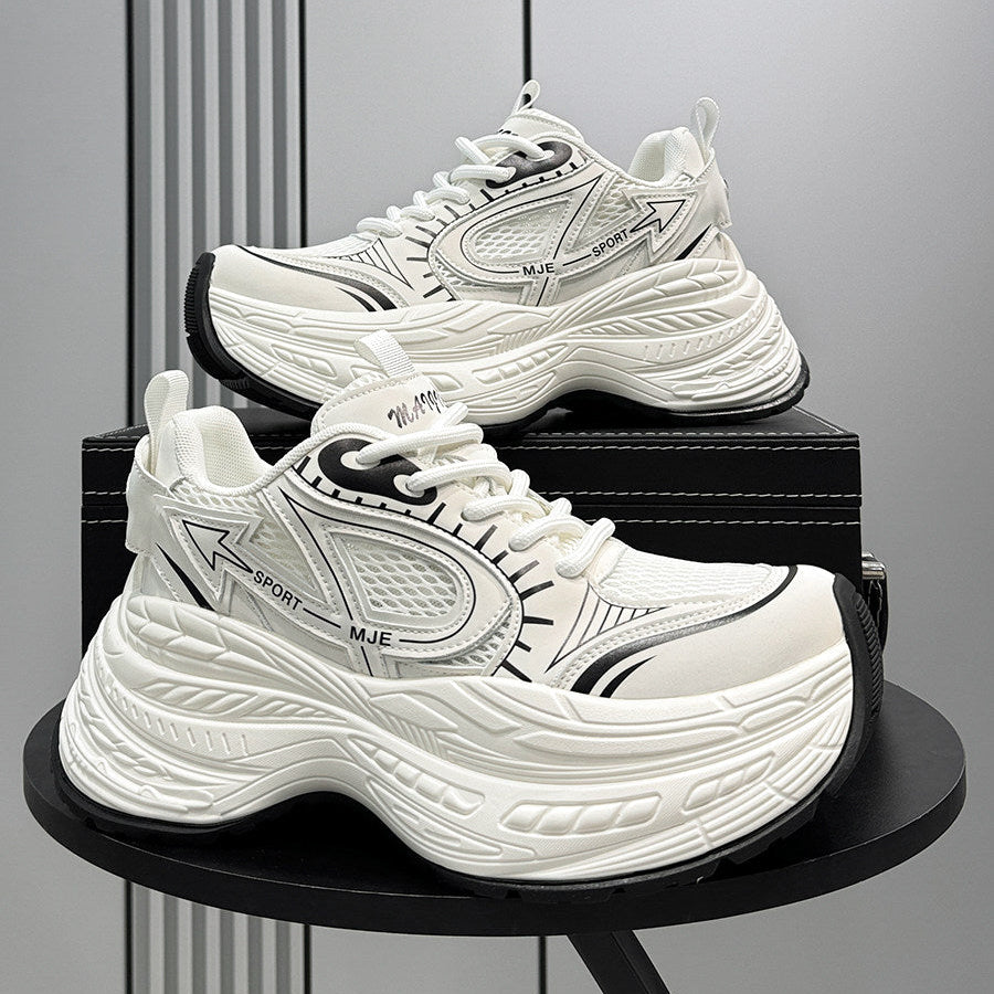 Mesh Thick Sole Sporty Sneakers WN24729