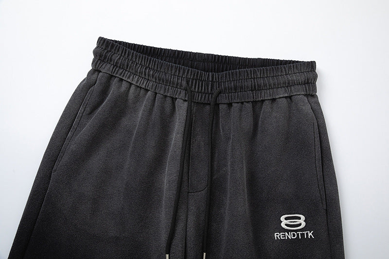 Gradient Drawstring Wide Leg Sweatpants WN25483