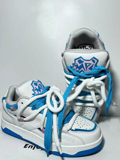 Star Patch Lace-Up Low Top Sneakers WN24134