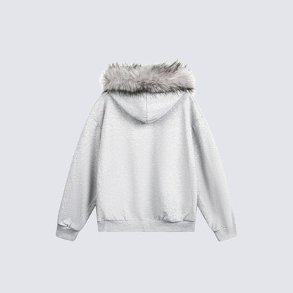 Graphic Print Pullover Hoodie WN27856