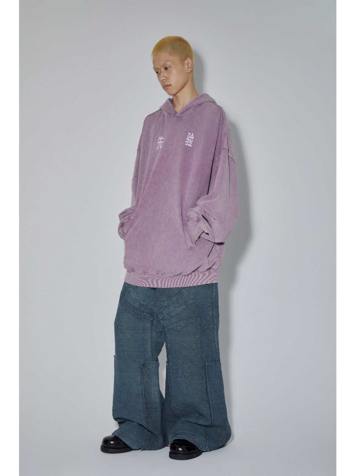 Oversized Heavyweight Pullover Hoodie WN18966