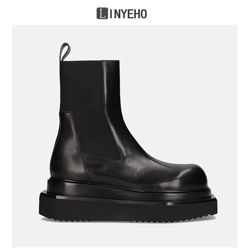 Round-Toe Short Boots WN20606