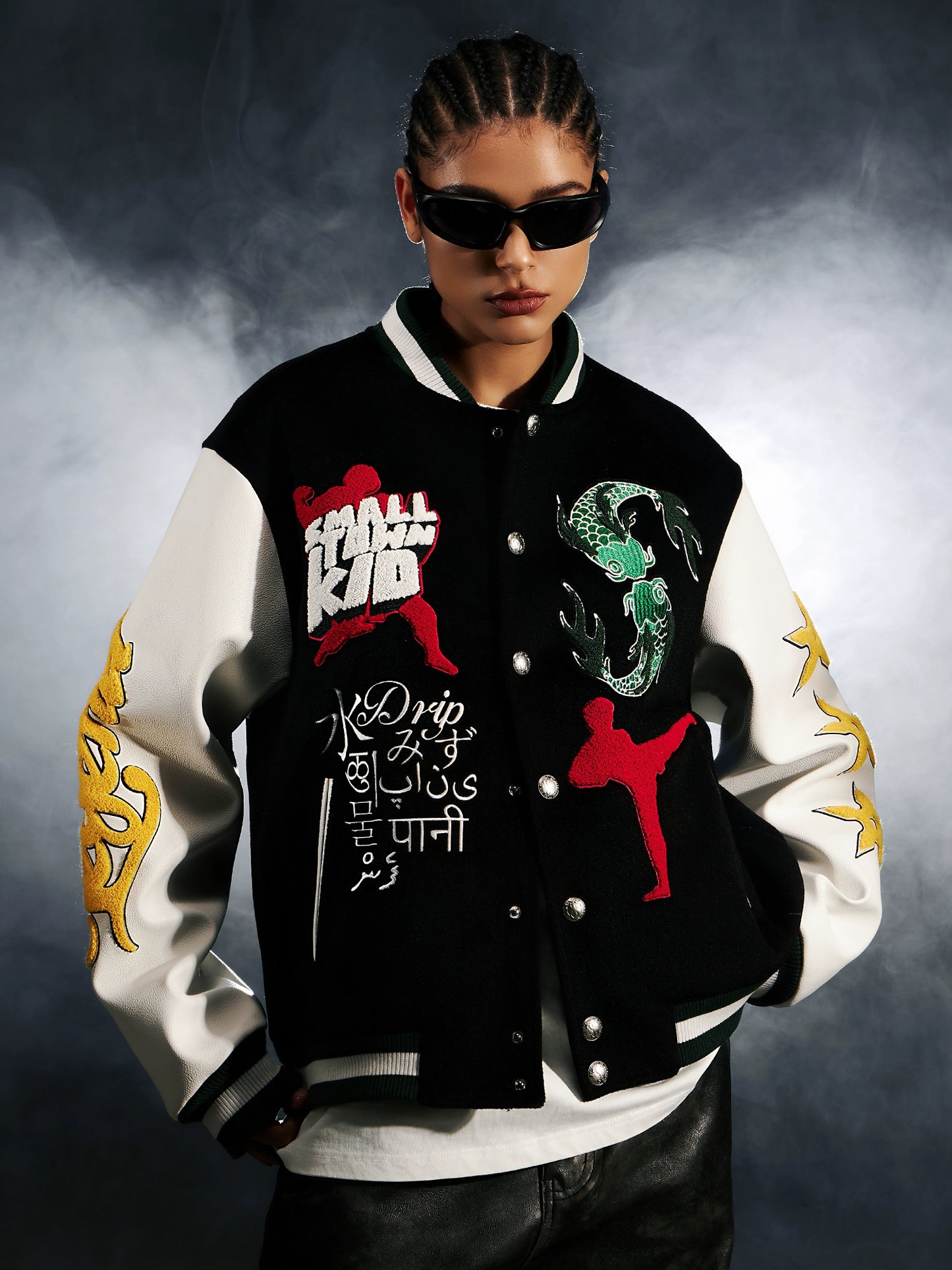 Kung Fu-Inspired Baseball Jacket Lunar New Year Edition WN11965