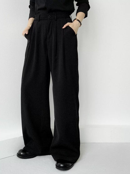 Minimalist Design Wide Leg Trousers WN19606