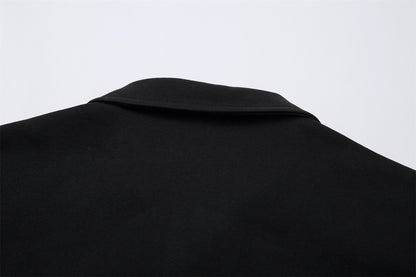 Full Zip Polo Collar Short Sleeve Shirt WN26805