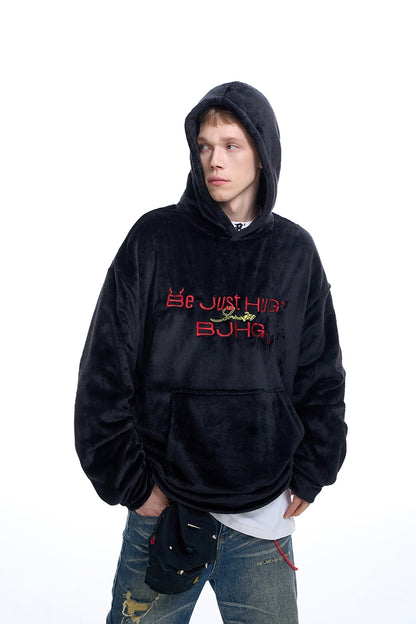 Devil Wings Oversize Pullover Hoodie WN9837