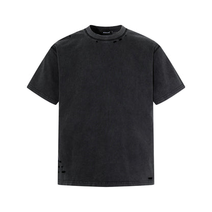Washed Damage Short Sleeve T-Shirt WN25378
