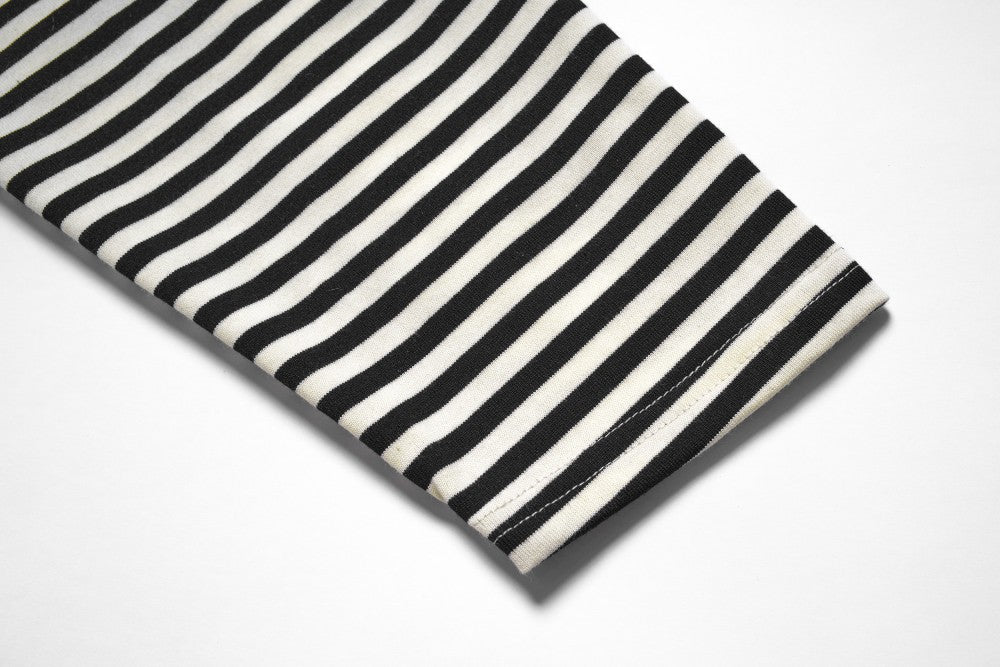 Fake Layered Stripe Graphic Long Sleeve T-Shirt WN27983