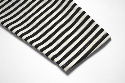 Fake Layered Stripe Graphic Long Sleeve T-Shirt WN27983