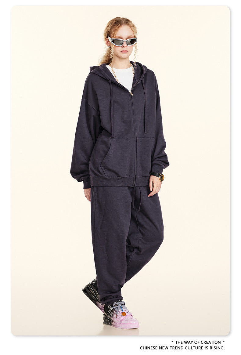 Oversize Zipper Hoodie WN9927