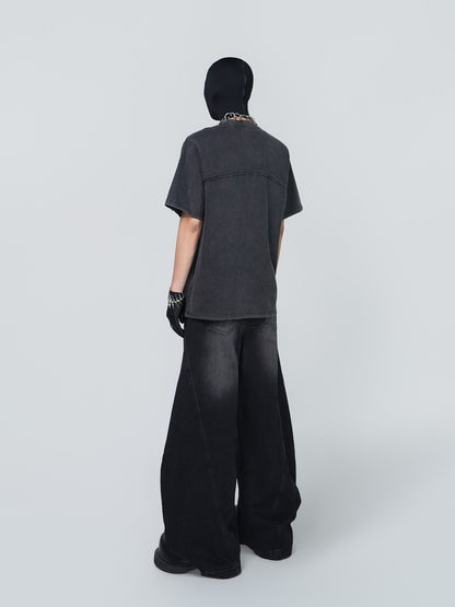 Seam Detail Short Sleeve T-Shirt WN24304