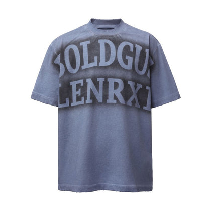 Letter Washed Short Sleeve T-Shirt WN26785