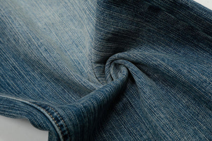 Washed Wide Leg Denim Jeans WN15513