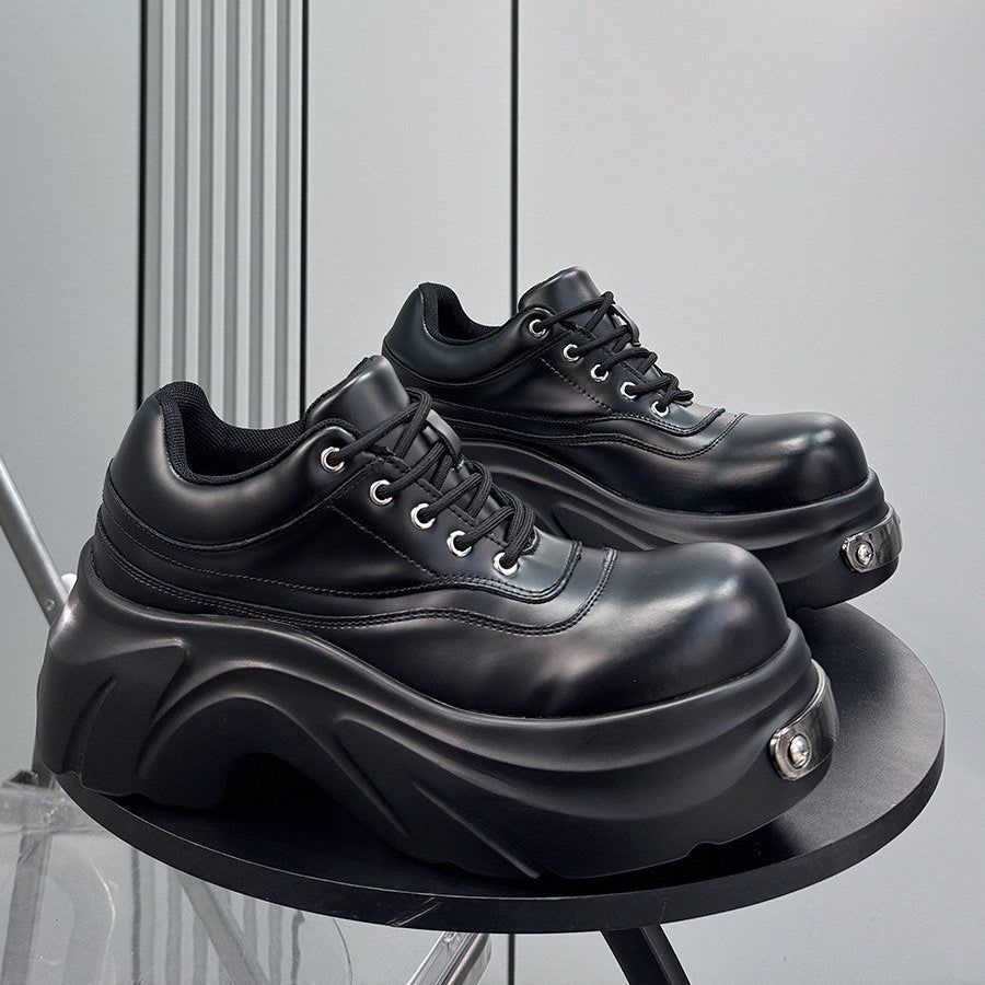 Thick-Sole Height-Increasing Derby Sneakers WN24753