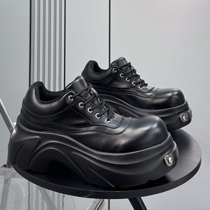 Thick-Sole Height-Increasing Derby Sneakers WN24753