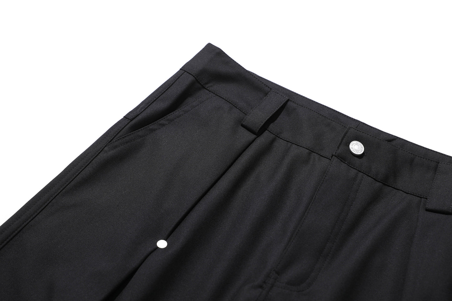 Pleats Wide Leg Curved Trousers WN26045