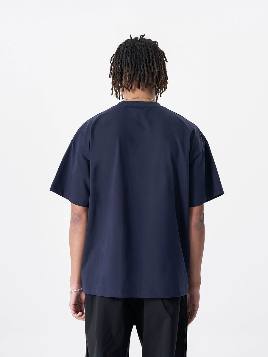 Heavyweight Embroidery Short Sleeve T-Shirt WN17518