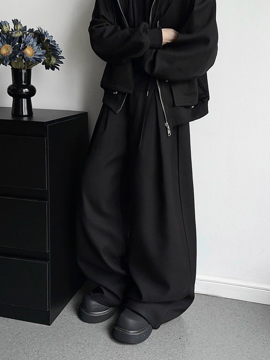 Deconstructed Wide Leg Trousers WN19361