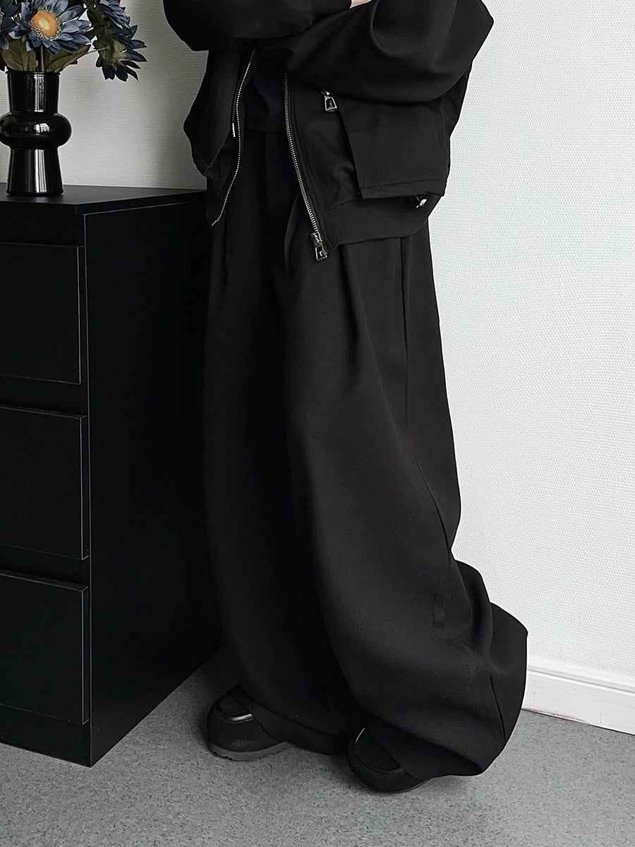 Deconstructed Wide Leg Trousers WN19361