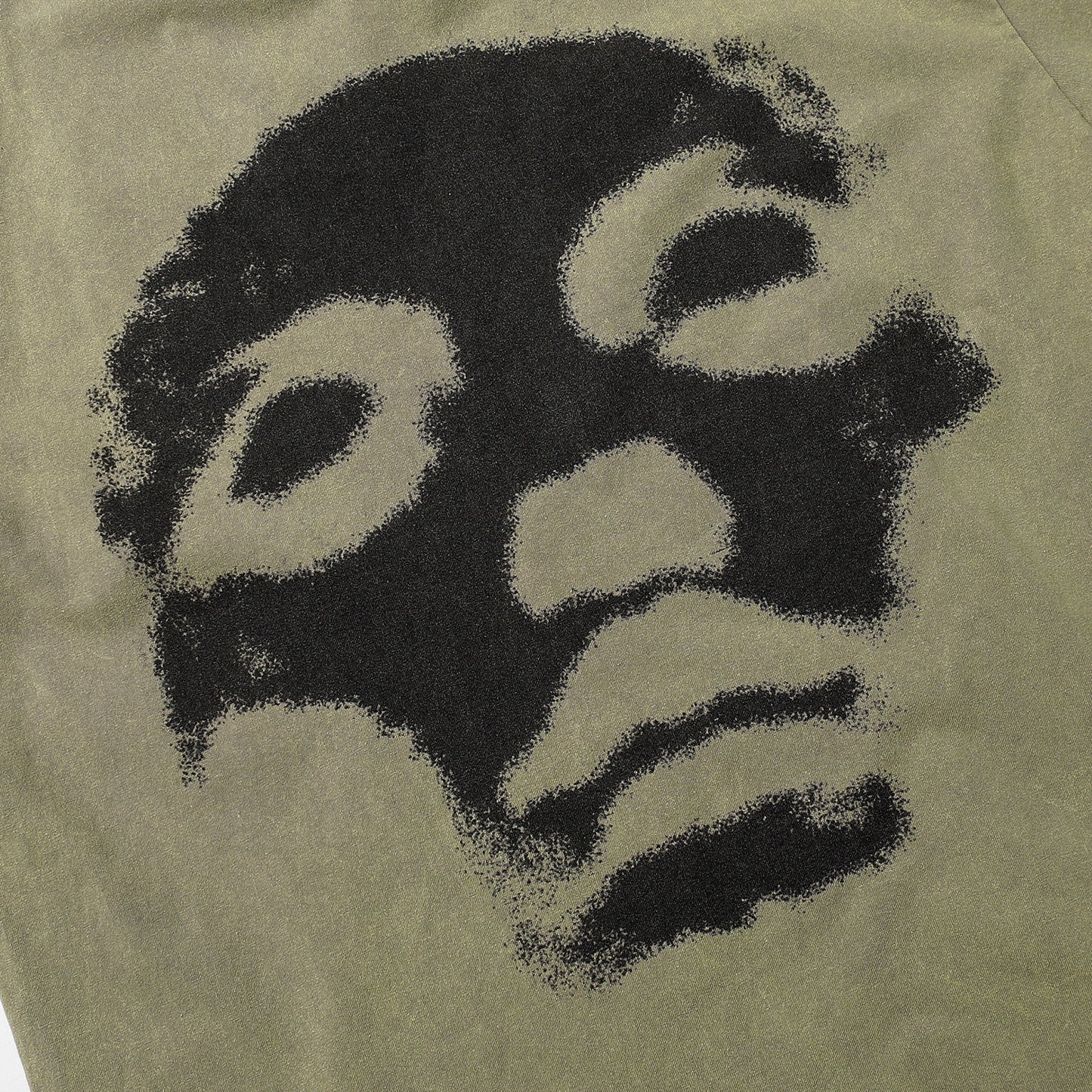Washed Mask Art Print Short Sleeve T-Shirt WN25441