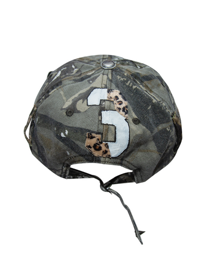 Irregular Leaf Camouflage Patchwork Cap WN21099
