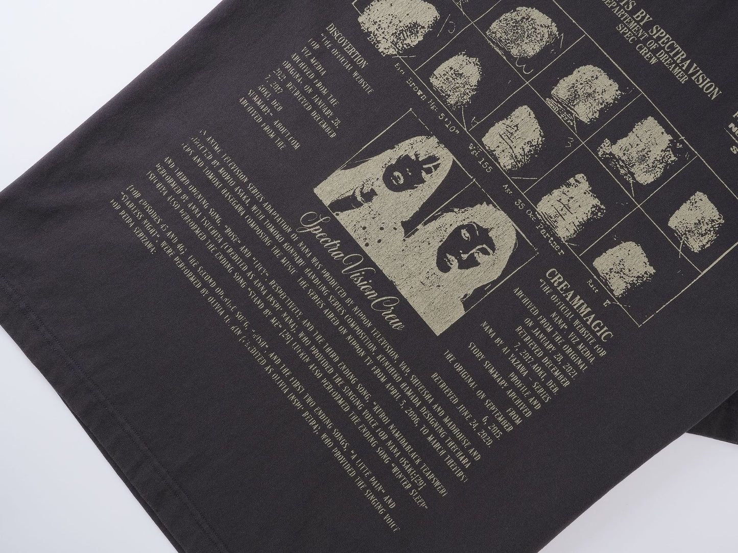 Washed Letter Print Short Sleeve T-Shirt WN25751