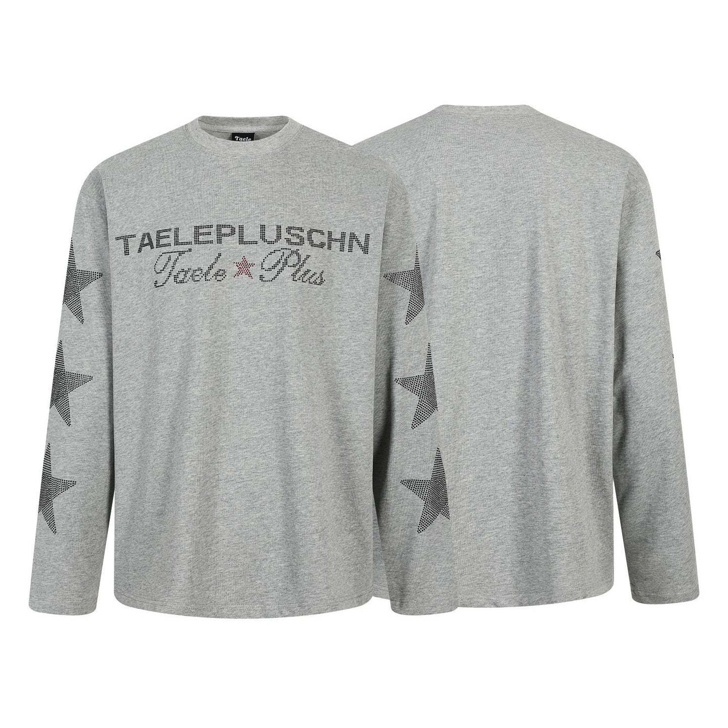 Star Rhinestone Letter Long Sleeve T-Shirt WN25591