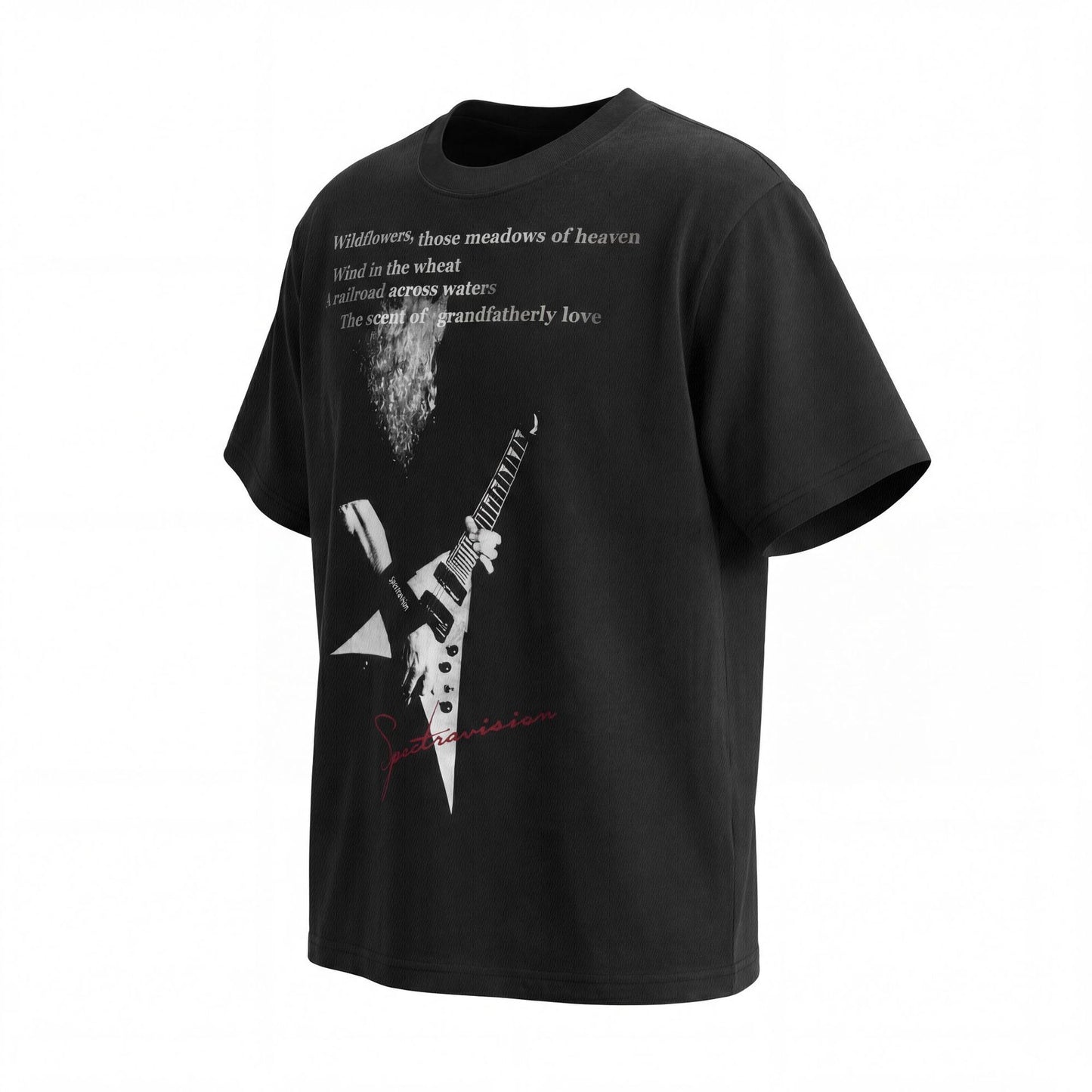 Washed Letter Print Short Sleeve T-Shirt WN25772