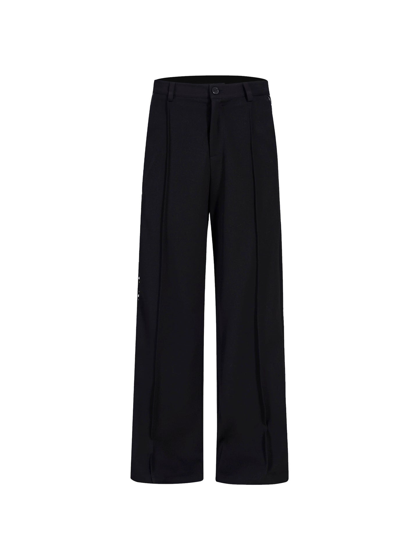 PU Leather Wide Leg Straight Pants & Jacket Setup WN21967