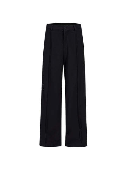 PU Leather Wide Leg Straight Pants & Jacket Setup WN21967