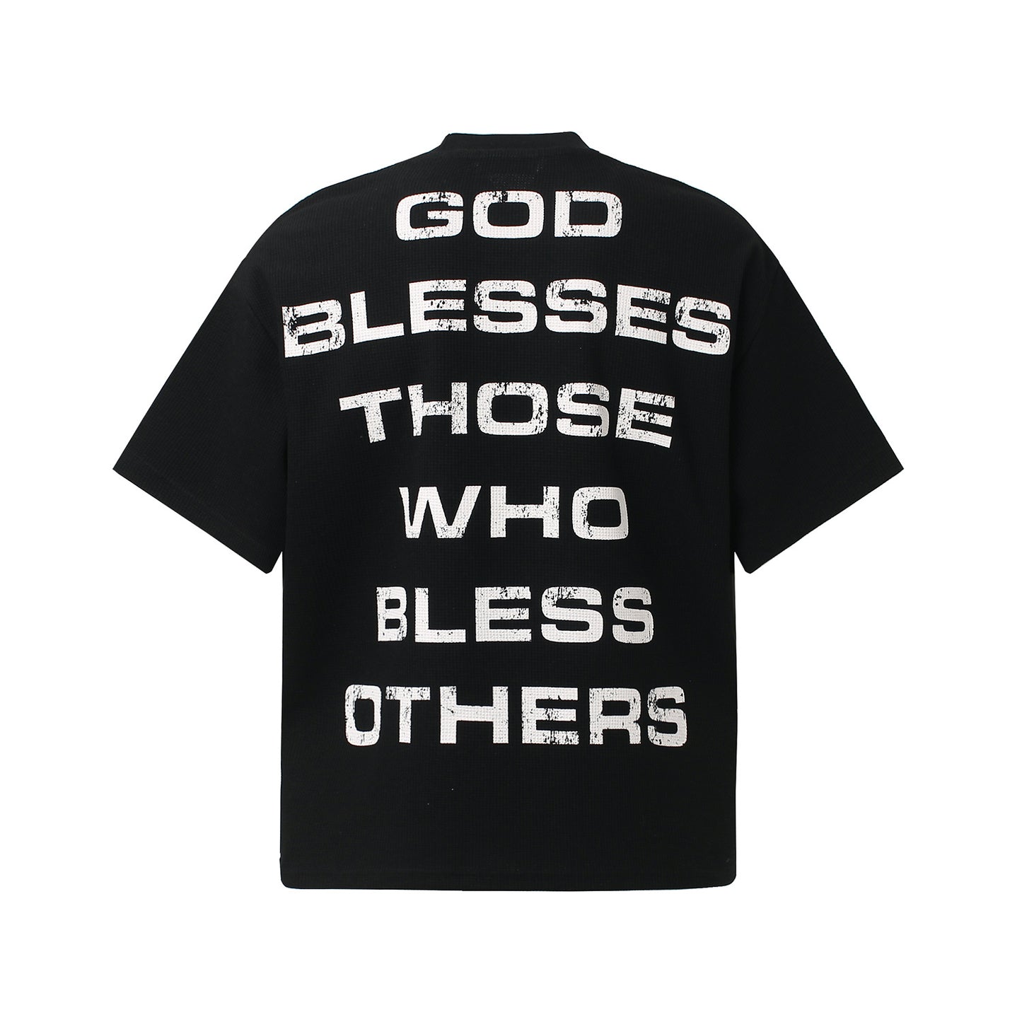 Cross Letter Print Short Sleeve T-Shirt WN26137