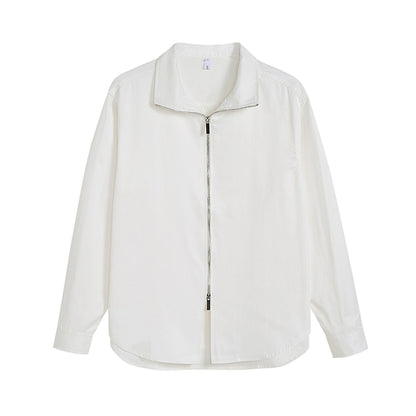 Stand Neck Double Zipper Shirt WN21583