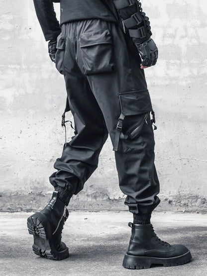 Multi Pocket Drawstring Cargo Pants WN22318