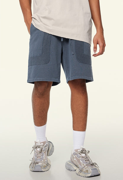 Washed Heavyweight Sporty Short Pants WN6172