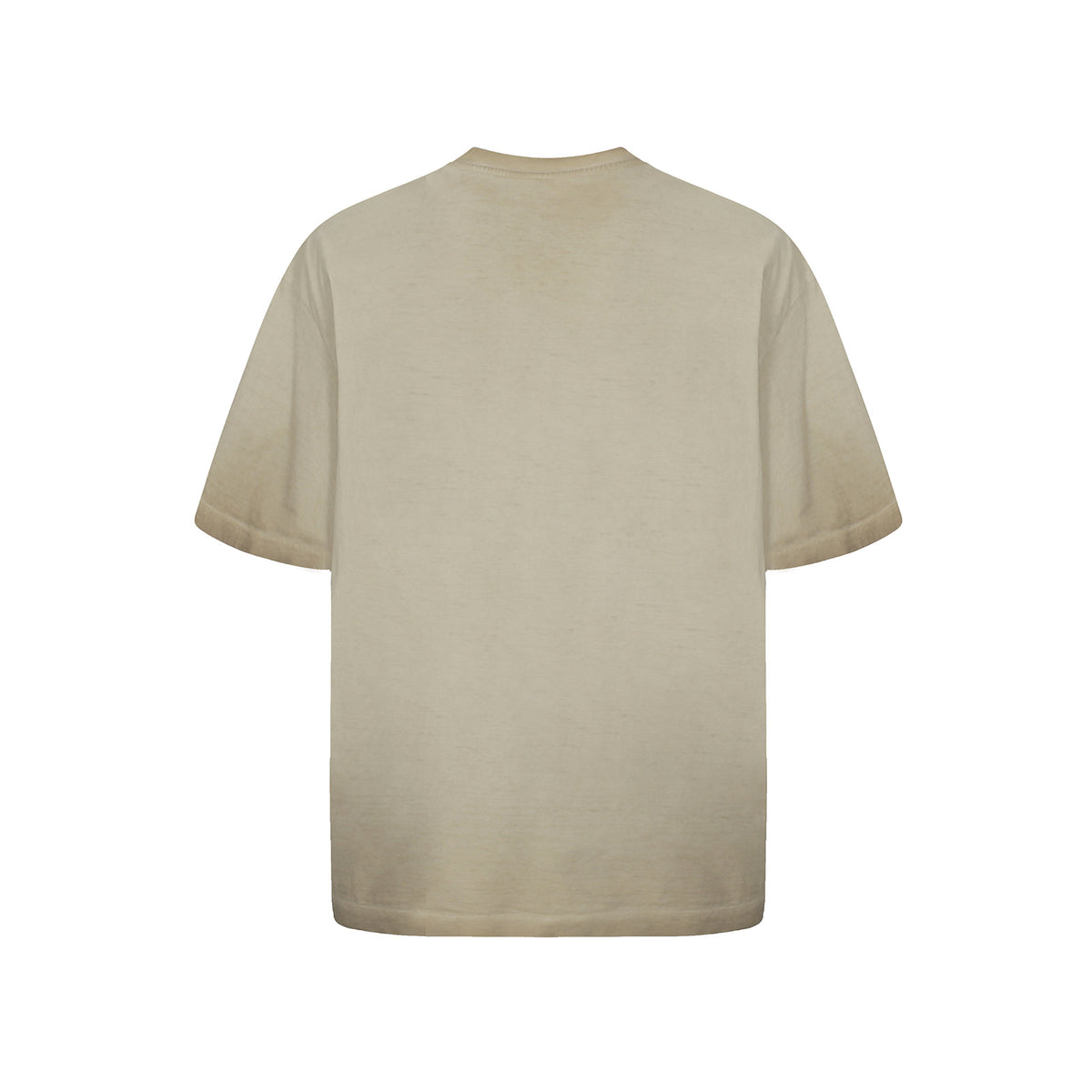 Washed Faded Letter Print Heavyweight Short Sleeve T-Shirt WN26869
