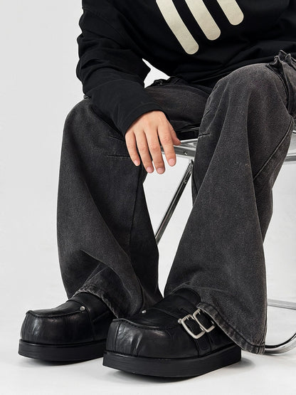 Derby Platform Mule Shoes WN19162