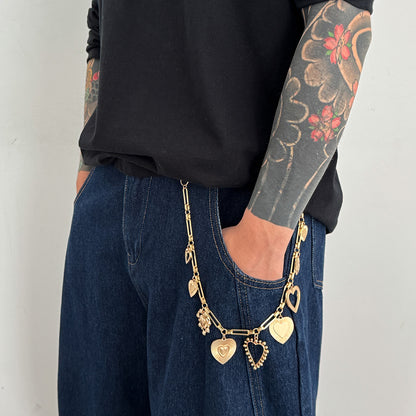 Heart Pendant Pants Chain WN21064